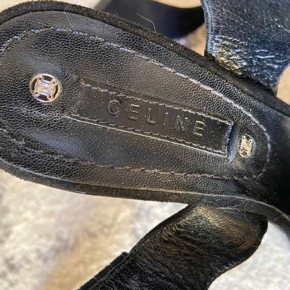 CELINE ANKLE WRAP PLATFORMS - Picture 4 of 5